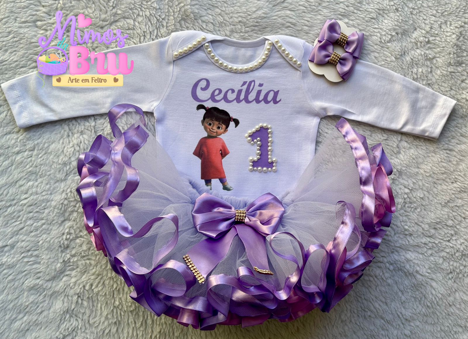 Vestido personalizado infantil